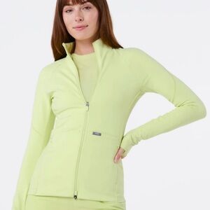 FIGS Sea Mist ContourKnit Scrub Jacket™